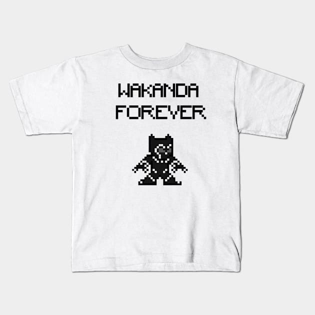 Wakanda Forever Kids T-Shirt by cabzcbzrs